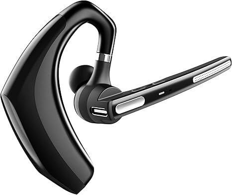 Bluetooth Headset ,Wireless bluetooth earpiece with ENC Noise Cancelling Mic, 110H Playback, Bluetooth 5.1 Dual Connectivity, Wireless Headphones Compatible